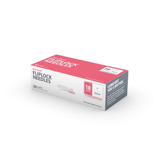 Easy Touch FlipLock (Needle Only), 18G 1 Inch 25mm, 811801