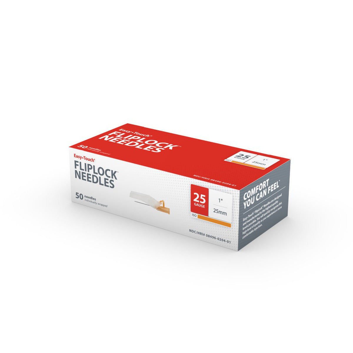 Easy Touch FlipLock (Needle Only), 25G 1 Inch 25mm, 812501