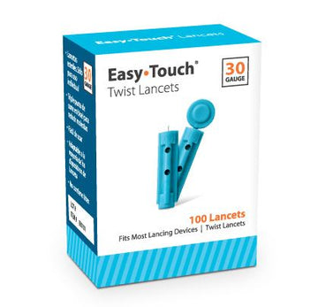 Easy Touch Twist Lancets 30G, 830101, Box of 100